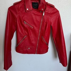 Zara leather jacket
